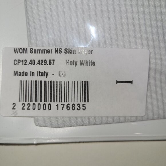 Assos Women's Summer NS Skin Layer size 1 NEW Retail $90 Holy White - Picture 4 of 6